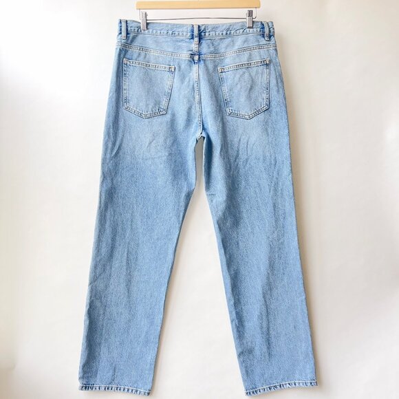 FRAME The Straight Jean in Jefferson – Men’s Size 34 – Light Blue Wash N63 - Picture 3 of 9